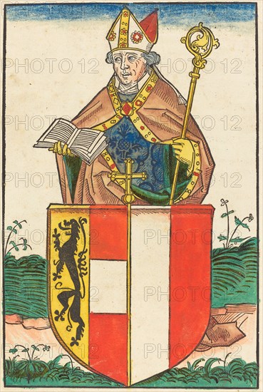 Friedrich Count of Schaumberg - Bishop of Salzburg, c. 1490.