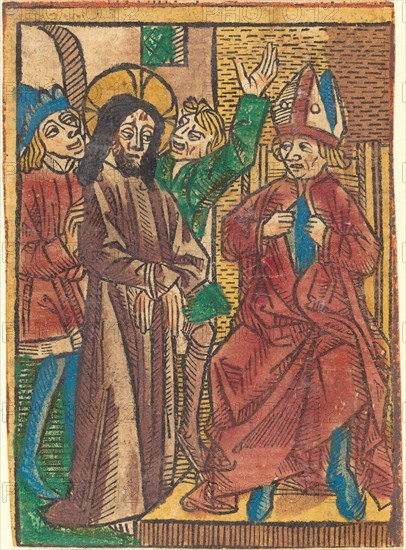 Before Caiaphas, c. 1490.