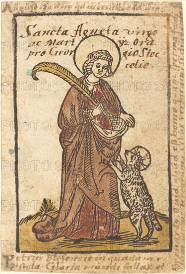 Saint Agnes, c. 1490.
