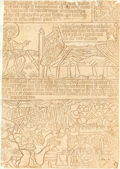 Apocalypse of John, Leaf 42, c. 1465.