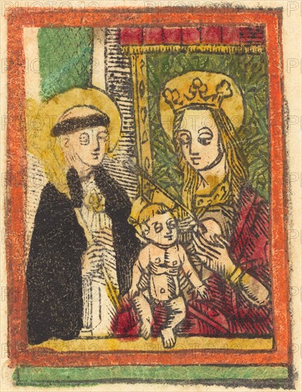 Saint Bernard with the Madonna and Child, 1480/1500.