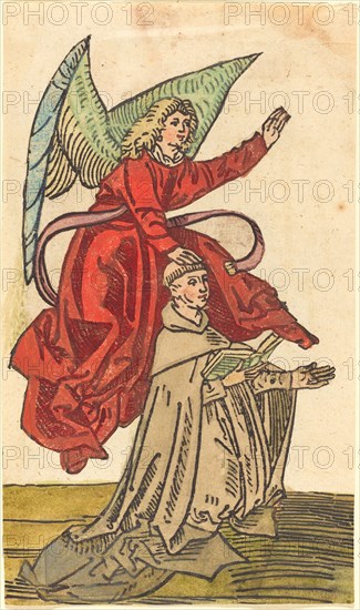 A Monk with an Angel, 1480/1490.