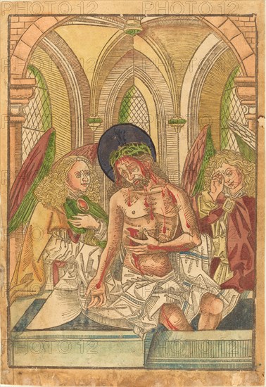 Christ in the Tomb with Two Angels, 1490/1500.