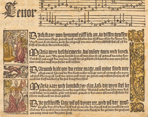Song to the Virgin, c. 1500.