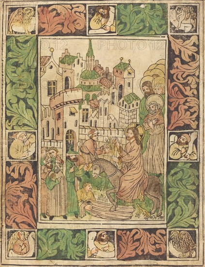 Christ's Entry into Jerusalem, c. 1450.