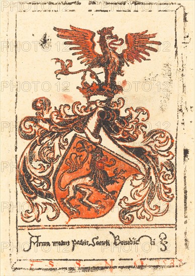 Bookplate of the Abbey of Ottobeuren, c. 1500.