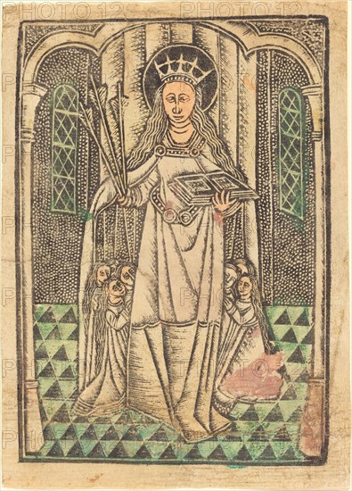 Saint Ursula as Protectress, in or after 1480.