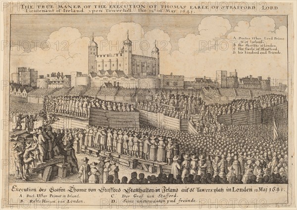 Execution of Thomas Wentworth, 1641.