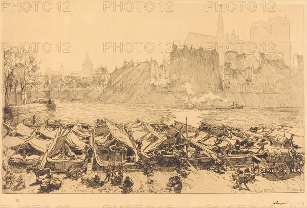 The Great Apple Market (Le grand marche aux pommes), 1891.