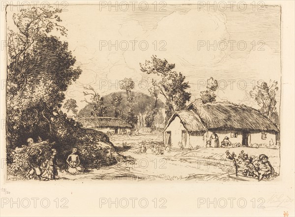 Pastime of Rest, Vendee (Le jeu du reposoir, Vendee).