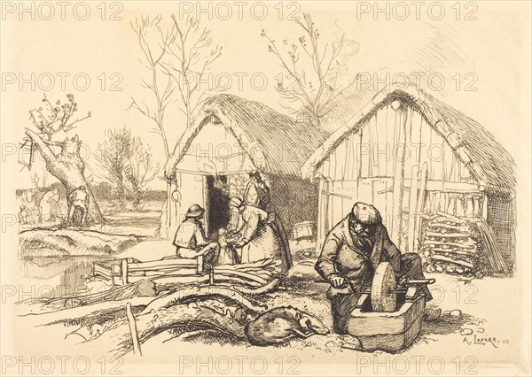 The House of the Woodcutter, Vendee (La maison du bucheron, Vendee), 1915.