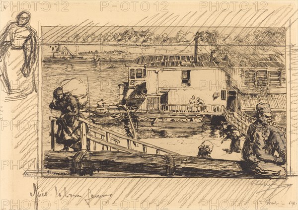 The Wash-house (Le lavoir), 1891.