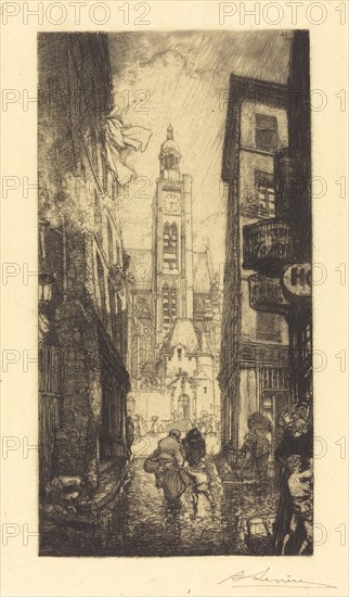 Rue de la Montagne-Sainte-Genevieve, Paris, 1906.