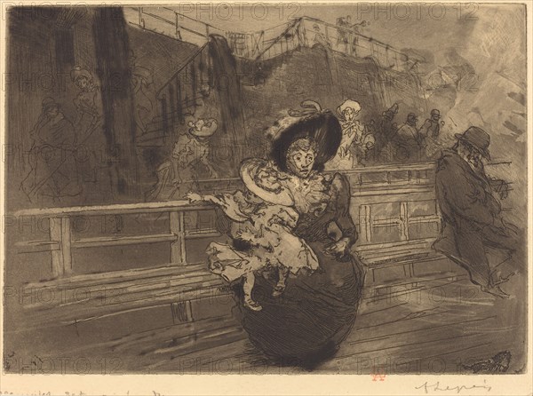 Departure for Greenwich (Depart pour Greenwich), 1891.