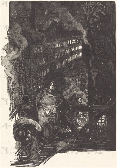 Atelier de magisserie aux Gobelins, published 1901.