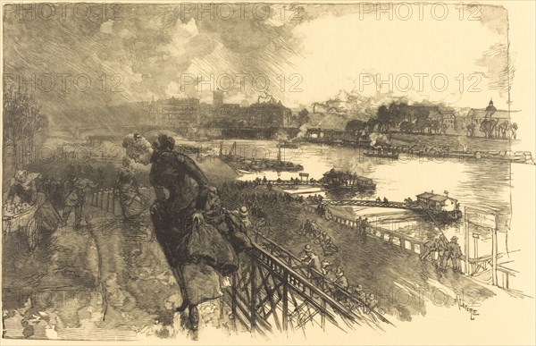 The Seine near the Austerlitz Bridge, 1888.