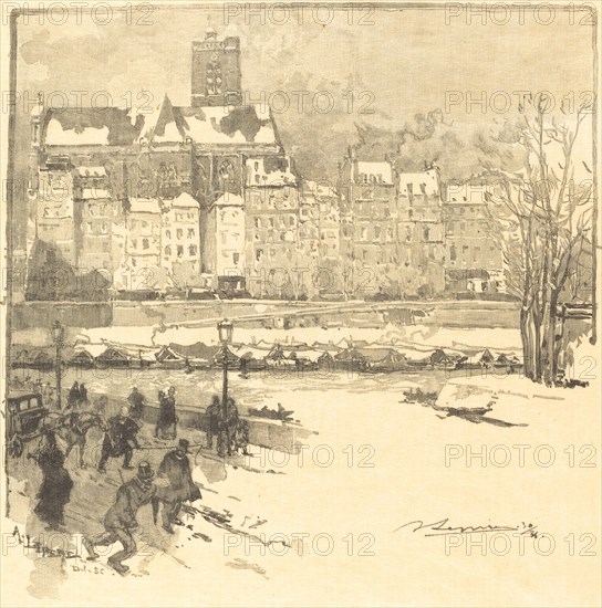 Quai de l'Hôtel de Ville, 1886.