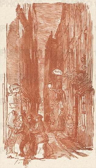 Rue Saint-Severin, published 1901.