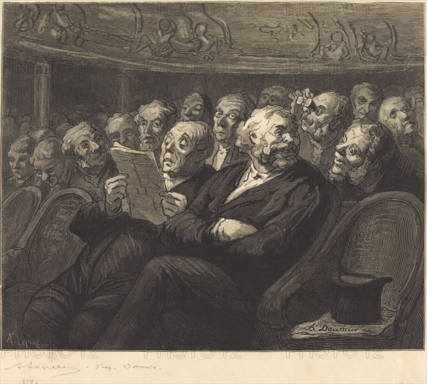 Les Fauteuils d'orchestre, 1878.
