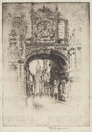 Grosse Horloge, Rouen, 1907.