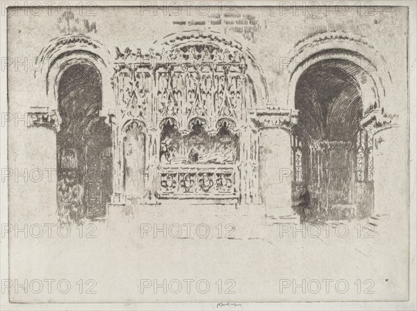 The Founder's Tomb, Church of Saint Bartholomew the Great, 1903.