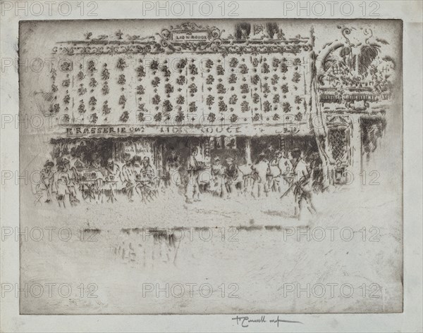 Brasserie, Au Lion Rouge, 1893.