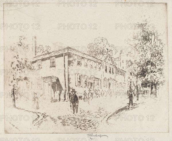 Fourth Street, Meeting House, Philadelphia, 1920.