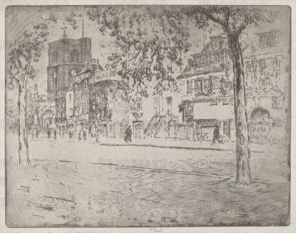 House Where Whistler Died, 1904.