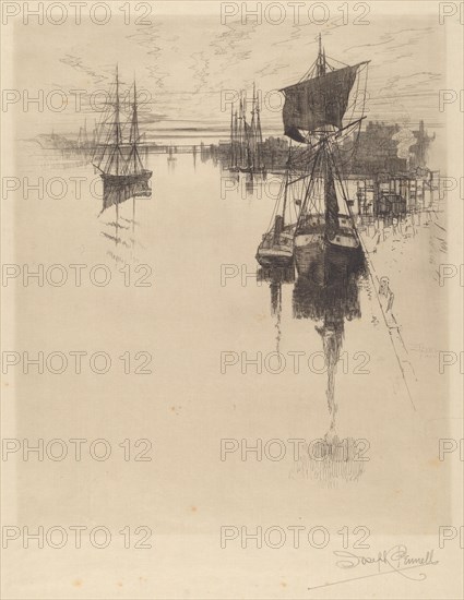 Below Chestnut St. Bridge, Philadelphia, 1884.