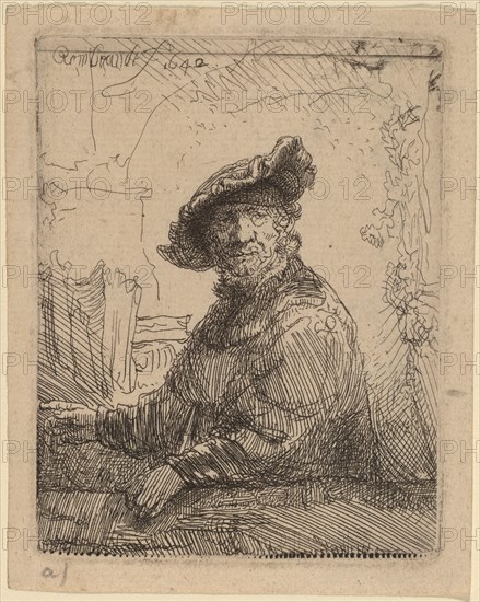 Man in an Arbor, 1642.