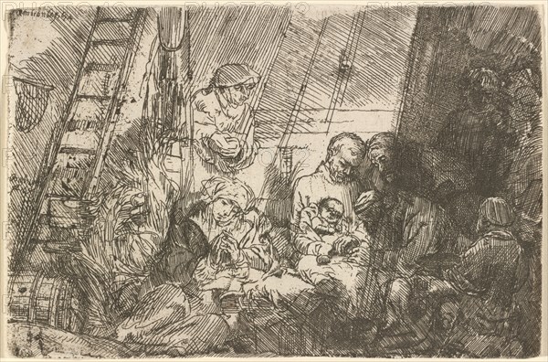 The Circumcision in the Stable, 1654.