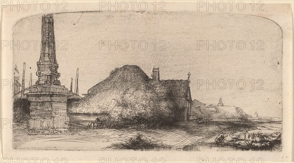 Landscape with an Obelisk, c. 1650.
