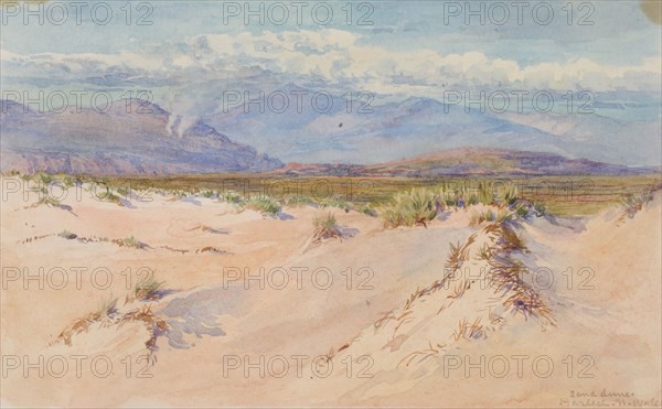 Sand Dunes, Harlech, North Wales, 1899.