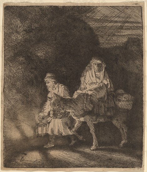 The Flight into Egypt: a Night Piece, 1651.