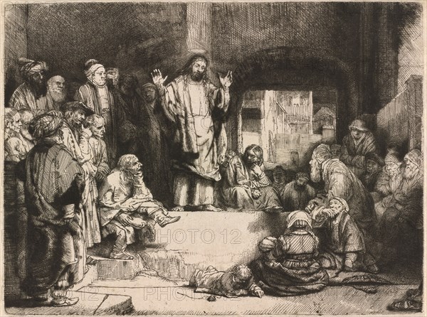 Christ Preaching (La petite Tombe), c. 1652.