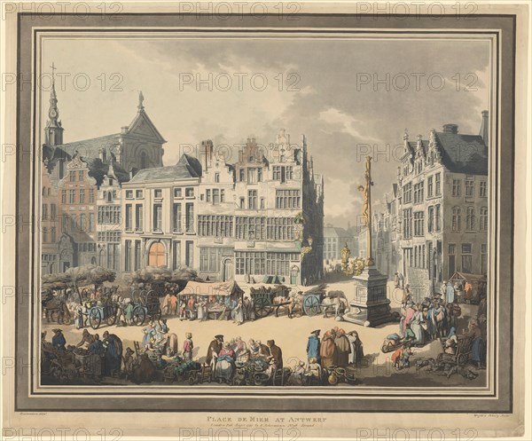 Place de Meir at Antwerp, 1797.