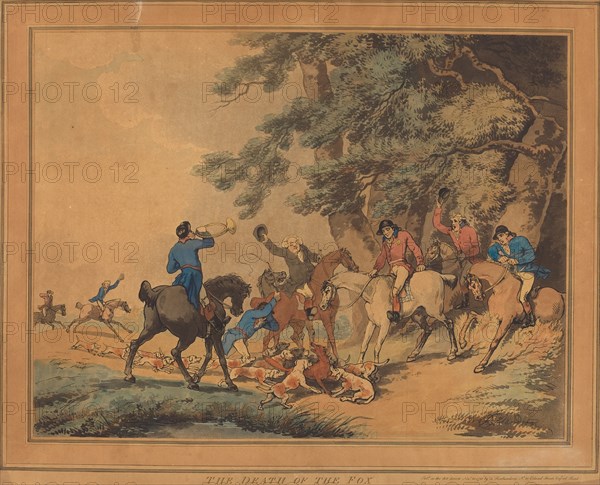 The Death of the Fox, published 1786.