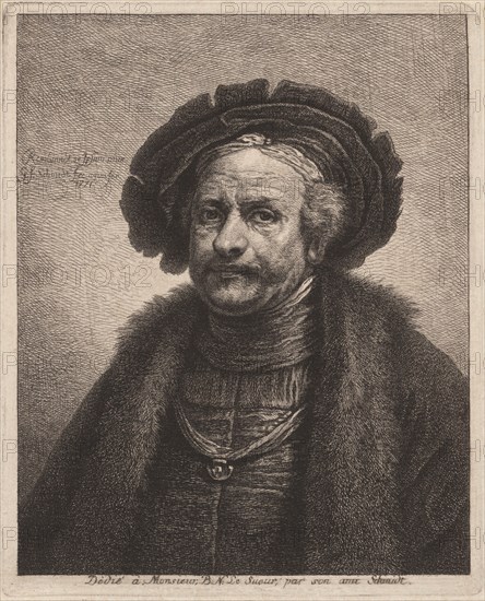 Self-Portrait of Rembrandt, 1771.