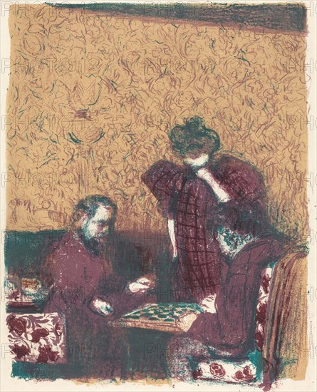 Game of Checkers (La partie de dames), 1897/1898 (published 1899).