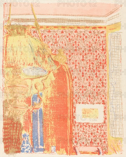 Interior with Pink Wallpaper III (Interieur aux tentures roses III), c. 1896 (published 1899).
