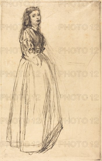 Fumette, Standing, 1859.