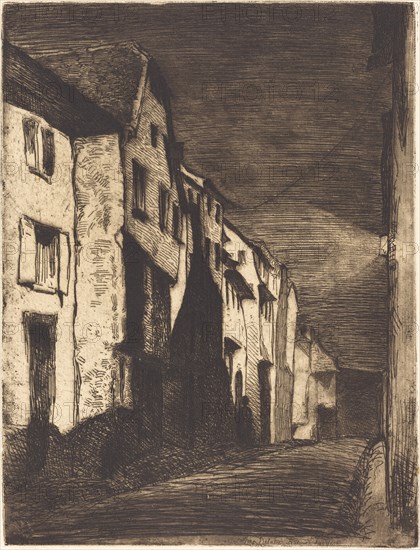 Street at Saverne, 1858.