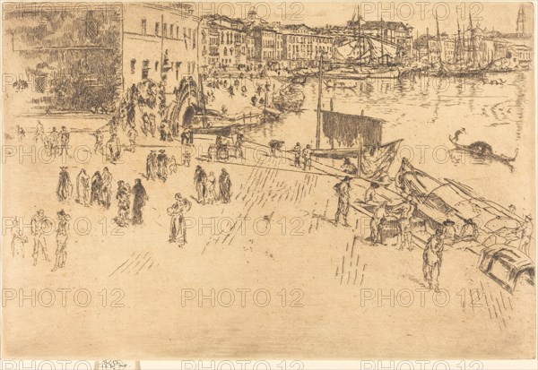 The Riva, No.I, 1879/1880. Creator: James Abbott McNeill Whistler.