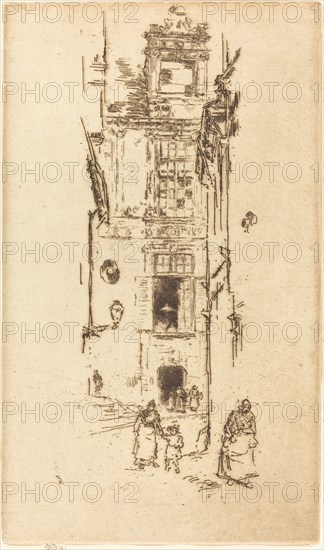 Mairie, Loches, 1888.