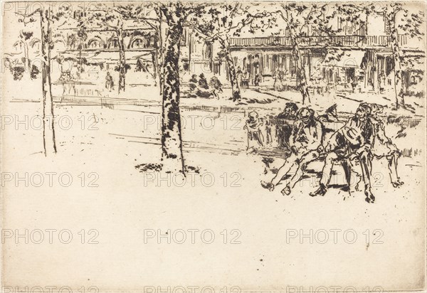 Le Boulevard Poissoniere, 1893.