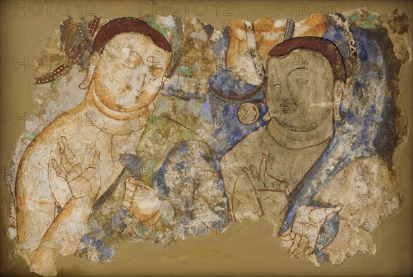 Two Monks Conversing, 4th-6th century.