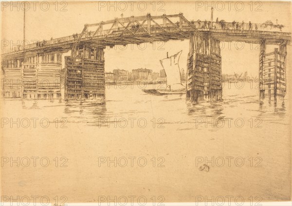 Old Battersea Bridge, 1879.