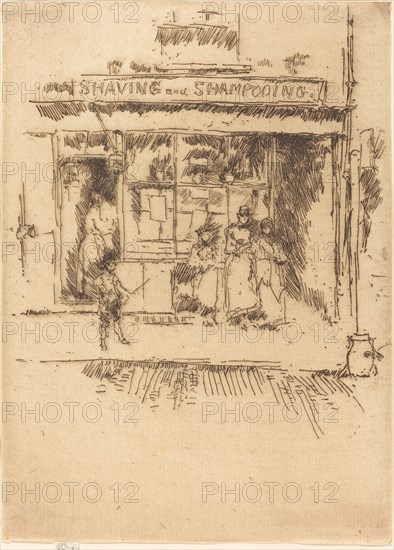 Shaving and Shampooing, c. 1886/1888.