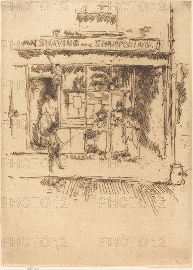 Shaving and Shampooing, c. 1886/1888.