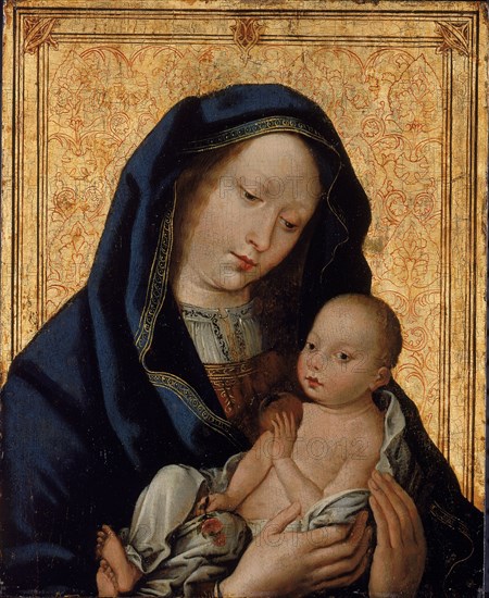 Virgin and Child with Apple, 15th century.